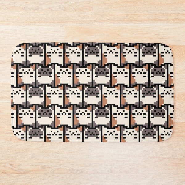 Item preview, Pixel-Cats – Beige Full Grid designed and sold by Wojciech Sumara.