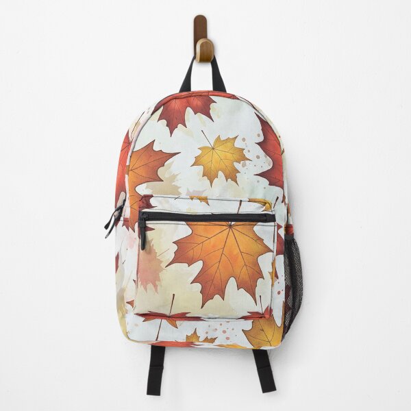Item preview, Watercolor Autumn Maple Leaves Seamless Pattern designed and sold by Iras-Art-Corner.