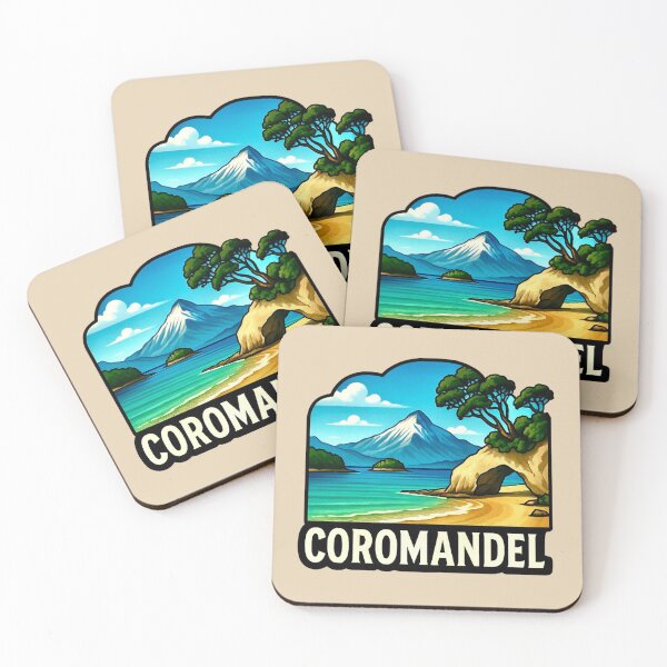 Item preview, Coromandel, New Zealand - Tropical Coastline designed and sold by Myra365Art.