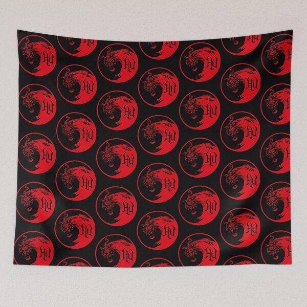Item preview, Merch Wolf Totem Red The Hu Band designed and sold by EddKunze.
