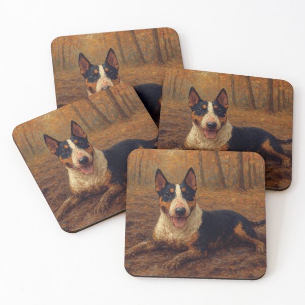 Item preview, Tricolor Bull Terrier in Autumn Mud designed and sold by Kenny8716.