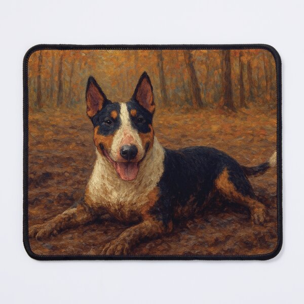 Item preview, Tricolor Bull Terrier in Autumn Mud designed and sold by Kenny8716.
