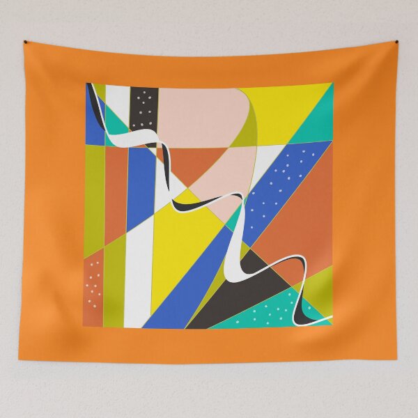 Item preview, The lines and colors of a rainy evening designed and sold by WanyanDesign.