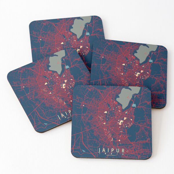 Item preview, Jaipur City Map of Rajasthan, India - Hope designed and sold by deMAP.