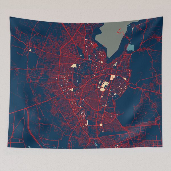 Item preview, Jaipur City Map of Rajasthan, India - Hope designed and sold by deMAP.