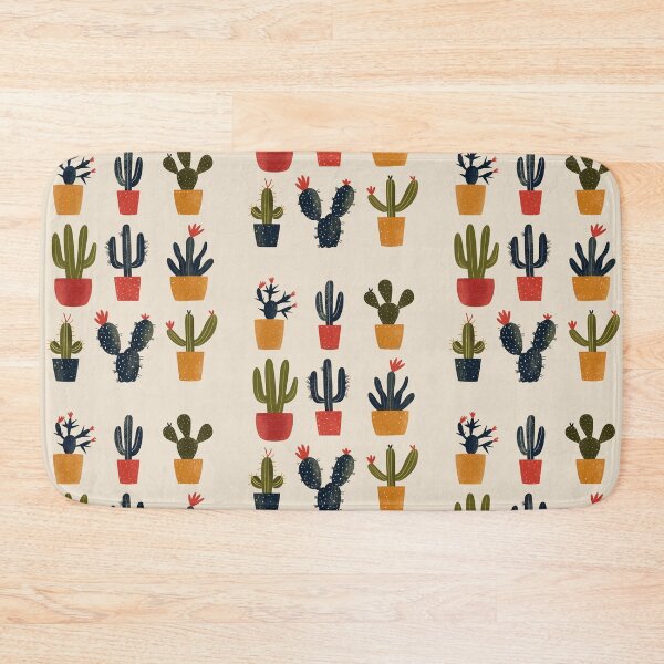 Item preview, Whimsical Folk Art Cactus Collection | Colorful Potted Plants Illustration designed and sold by doingly.