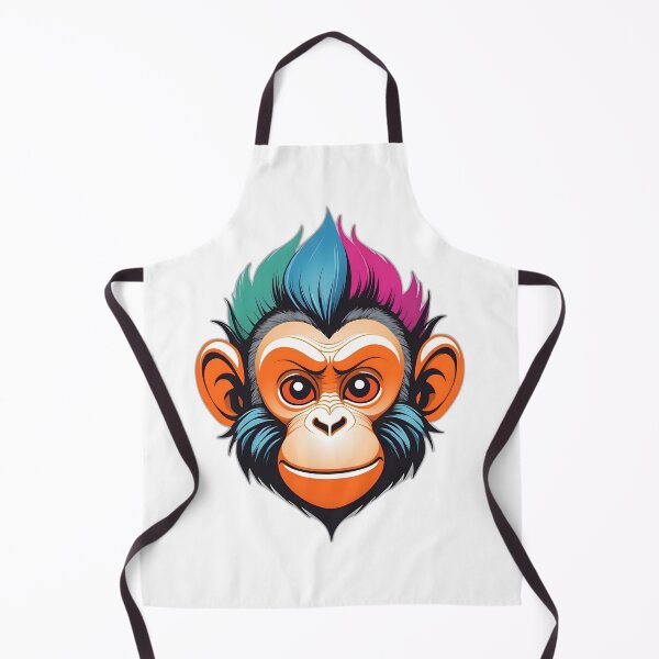 Item preview, monkey colorful designed and sold by shirtz4me.