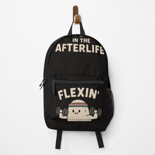 Item preview, Flexin’ in the Afterlife – Funny Cute Ghost Gym Design designed and sold by Boo-U.