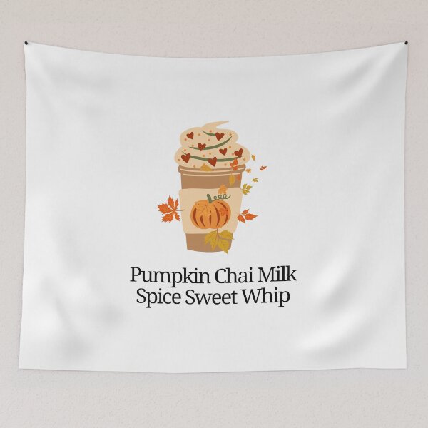 Item preview, Pumpkin Chai Cozy Autumn Fall Drink Illustration Cozy fall babe Fall girl Fall guy Autumn lover designed and sold by luckyhue.