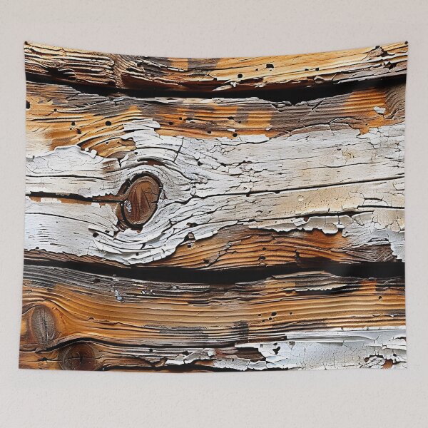 Item preview, Weathered Vintage Wood With Peeling Paint Art Photo designed and sold by DEC02.