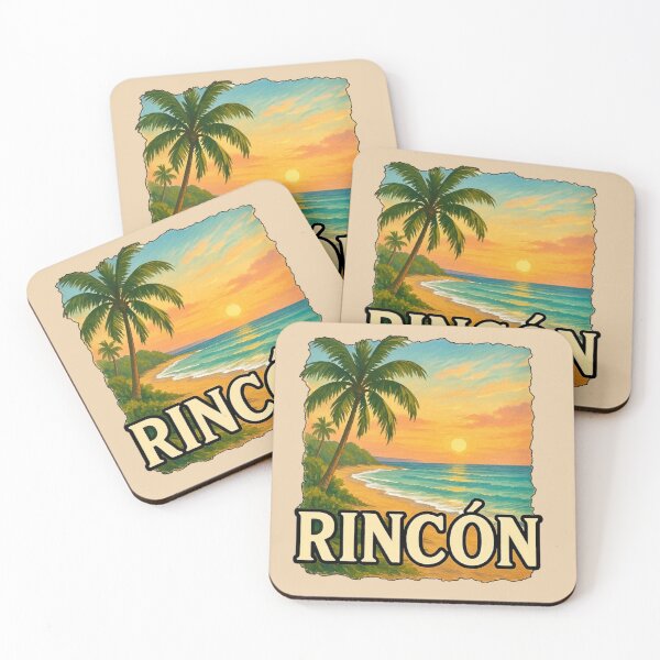 Item preview, Rincón, Puerto Rico - Sunset Coastline designed and sold by Myra365Art.