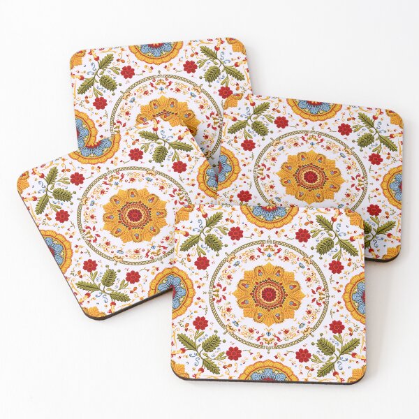 Item preview, Traditional Mexican Floral Embroidery 23 designed and sold by Tom-Johnson.