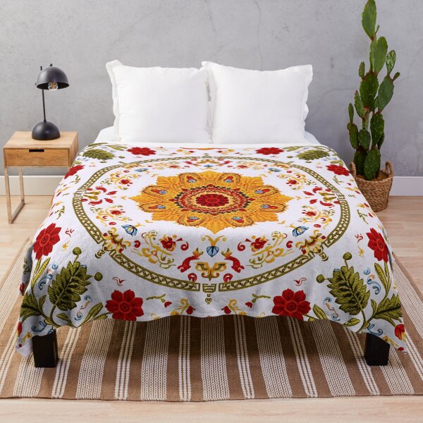 Item preview, Traditional Mexican Floral Embroidery 23 designed and sold by Tom-Johnson.