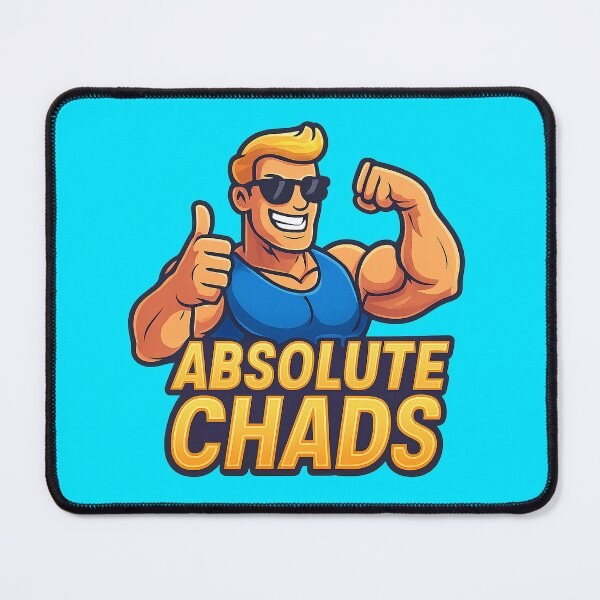 Item preview, Absolute Chads Meme Cartoon Design designed and sold by Bratak.