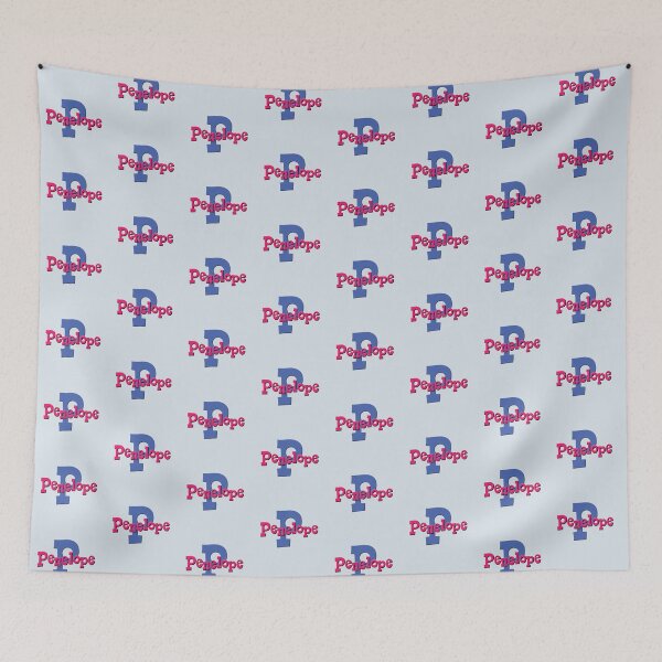 Item preview, P is for Penelope, Girl’s and Woman's Name and Initial  designed and sold by CharlottePlaceArt.