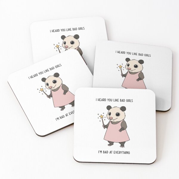 Item preview, Bad at everything, bad girl, messy but cute, funnyfits70, Humor, Funny, retro, vintages, funny quotes, animal humor, designed and sold by FunnyFits70.