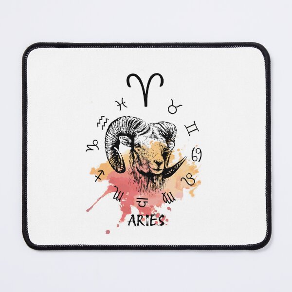 Item preview, Aries Aura Horoscope Art designed and sold by Hori4on.