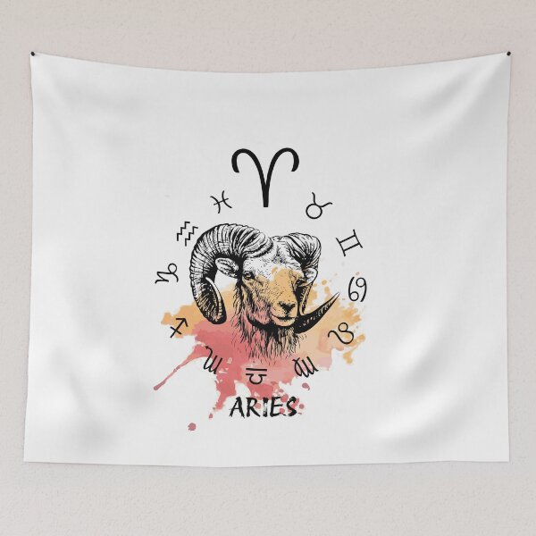 Artikelvorschau, Aries Aura Horoscope Art entworfen und verkauft von Hori4on.