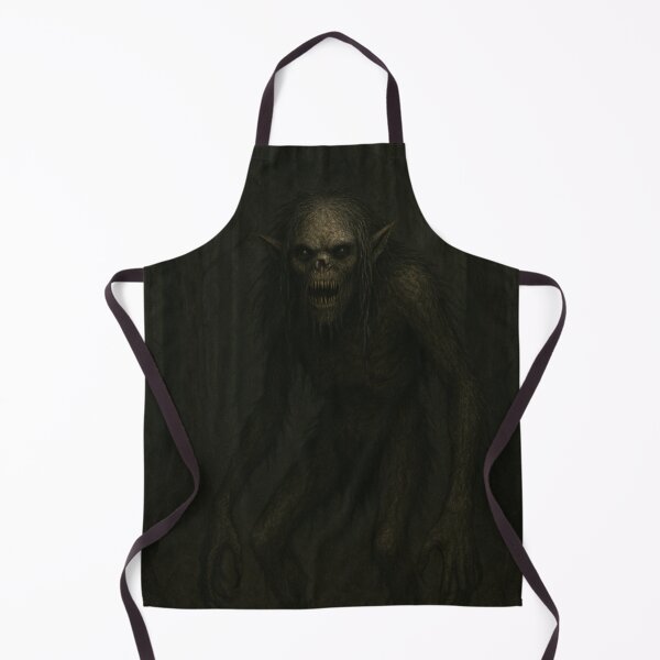 Item preview, Creepy Folklore Creature in Dark Forest – Horror Mythical Monster designed and sold by maxthegrem.