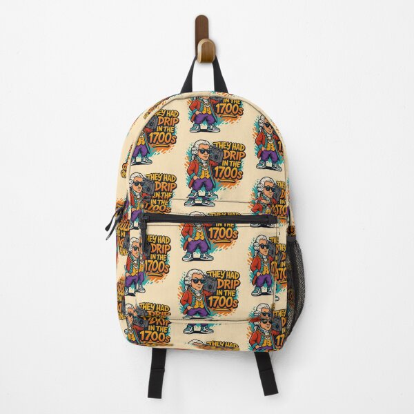 Item preview, They Had Drip in the 1700s – Funny Historical Meme Design designed and sold by Bratak.