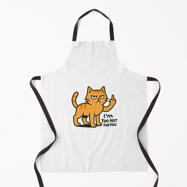 Item preview, Angry Cat Middle Finger – Funny Attitude designed and sold by Fleetwood1994.