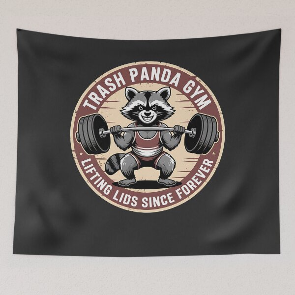 Item preview, Trash gym - I love raccoon - Raccoon now - Free raccoon - Raccoon only - Live raccoon - Just do raccoon - Funky raccoon - Enjoy raccoon - Raccoon for you - Raccoon forever designed and sold by JansenGS.