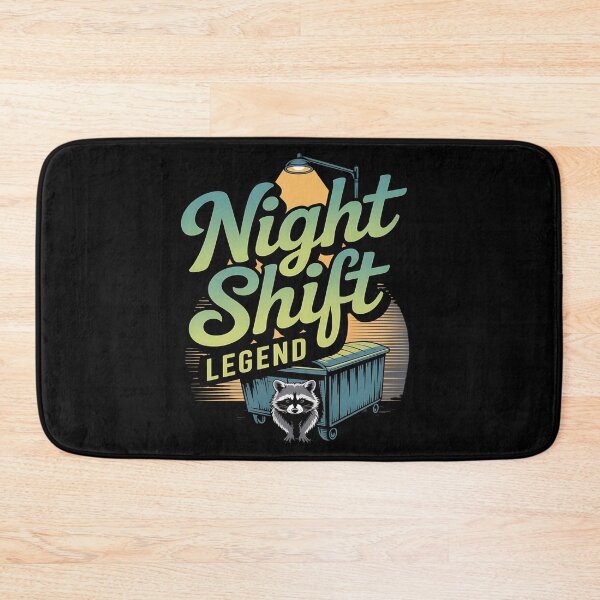 Item preview, Night shift legend - simply raccoon - Got raccoon - Funky raccoon - Do it with raccoons - Raccoon for all - Inspired by raccoon - Easy raccoon designed and sold by JansenGS.