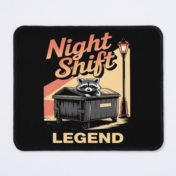 Item preview, Night shift legend - Passion for raccoon - Pure raccoon - I love raccoons - Raccoon now - Just raccoon - Woman love raccoon - Team trash - Trash bandit - Trash life - Trash talker designed and sold by JansenGS.