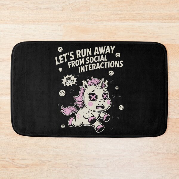 Item preview, let's run away from social interactions designed and sold by PAINTMONKEYS.