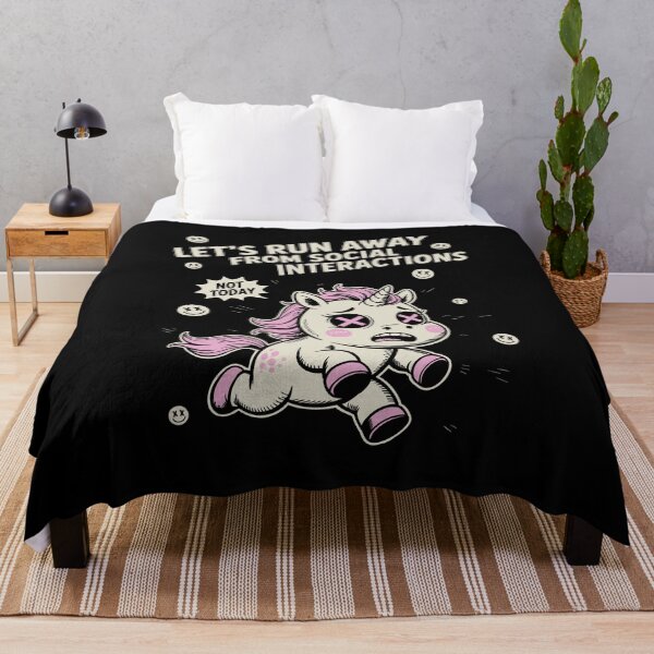 Item preview, let's run away from social interactions designed and sold by PAINTMONKEYS.