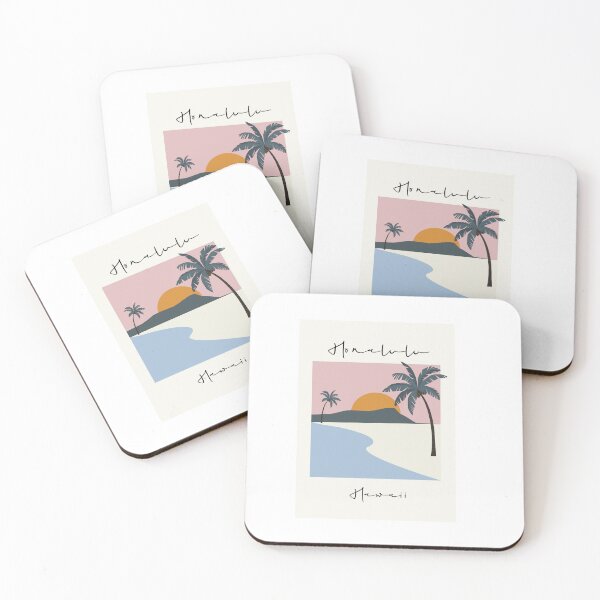 Item preview, Hawaii honolulu travel poster  designed and sold by Arctic frame studio.