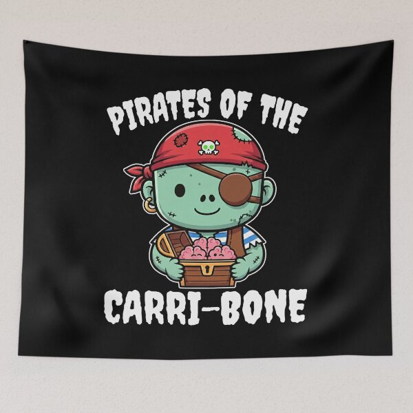 Item preview, PIRATES OF THE CARRI-BONE - ZOMBIE HALLOWEEN designed and sold by KEF Custom.
