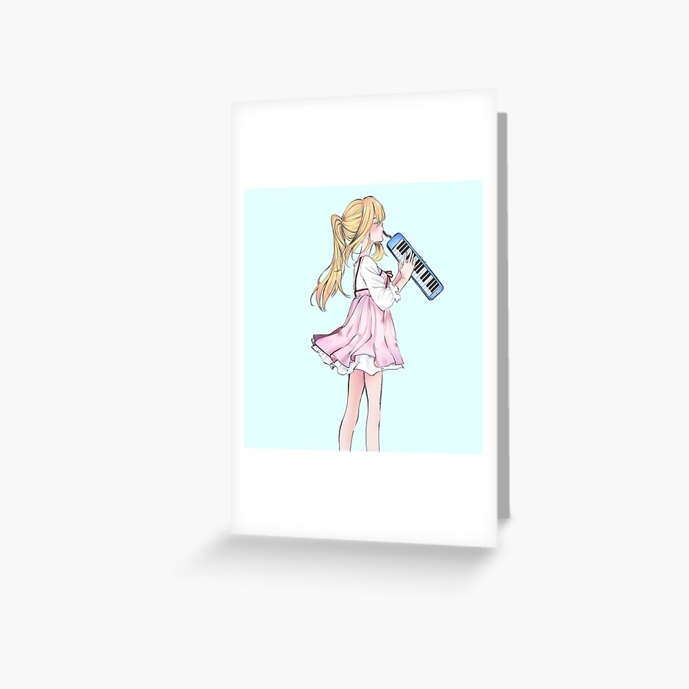 Shigatsu Wa Kimi No Uso - Kaori Greeting Card for Sale by foxxykitten