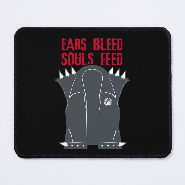 Item preview, Leather Rocker Vest | Ears Bleed Souls Feed designed and sold by ObsidianDaz.