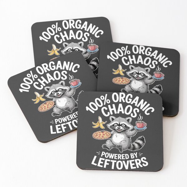 Item preview, Organic chaos - I love raccoon - Raccoon now - Free raccoon - Raccoon only - Live raccoon - Just do raccoon - Funky raccoon - Enjoy raccoon - Raccoon for you - Raccoon forever designed and sold by JansenGS.