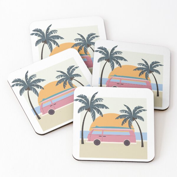 Item preview, South california beach poster art work designed and sold by Arctic frame studio.