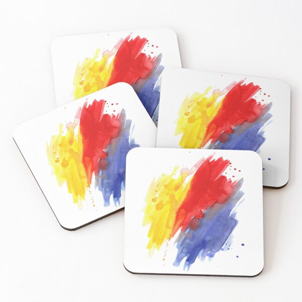 Item preview, Bold Yellow, Red, and Blue Brushstrokes designed and sold by Kozhyna.