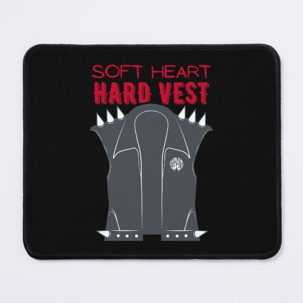 Item preview, Leather Rocker Vest | Soft Heart Hard Vest designed and sold by ObsidianDaz.