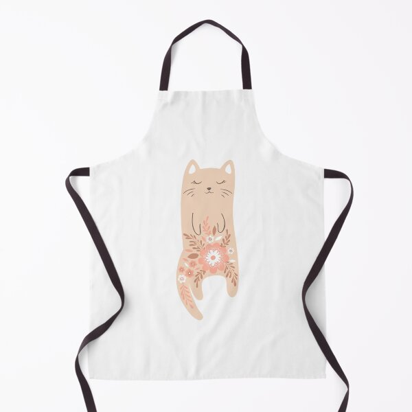 Item preview, Cute cat and flowers designed and sold by DarianaArt.
