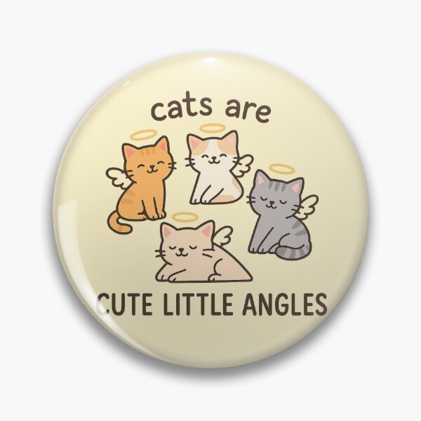 Item preview, Cats Are Cute Little Angles – Funny Cat Meme Design designed and sold by Bratak.