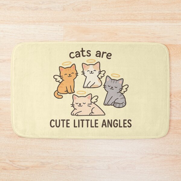 Item preview, Cats Are Cute Little Angles – Funny Cat Meme Design designed and sold by Bratak.