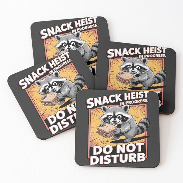 Item preview, Snack heist - I love raccoon - Raccoon now - Free raccoon - Raccoon only - Live raccoon - Just do raccoon - Funky raccoon - Enjoy raccoon - Raccoon for you - Raccoon forever designed and sold by JansenGS.
