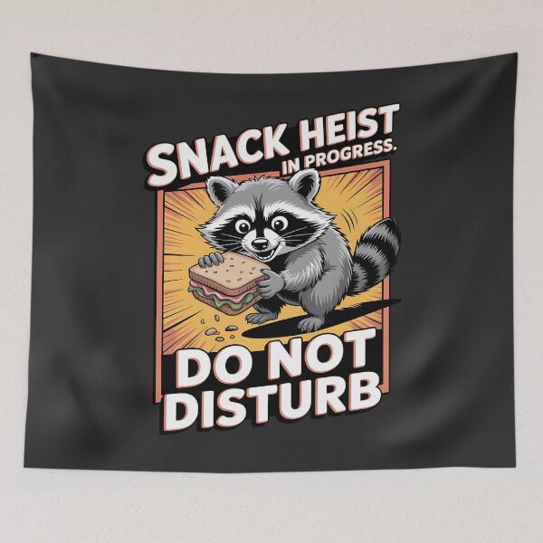 Item preview, Snack heist - I love raccoon - Raccoon now - Free raccoon - Raccoon only - Live raccoon - Just do raccoon - Funky raccoon - Enjoy raccoon - Raccoon for you - Raccoon forever designed and sold by JansenGS.