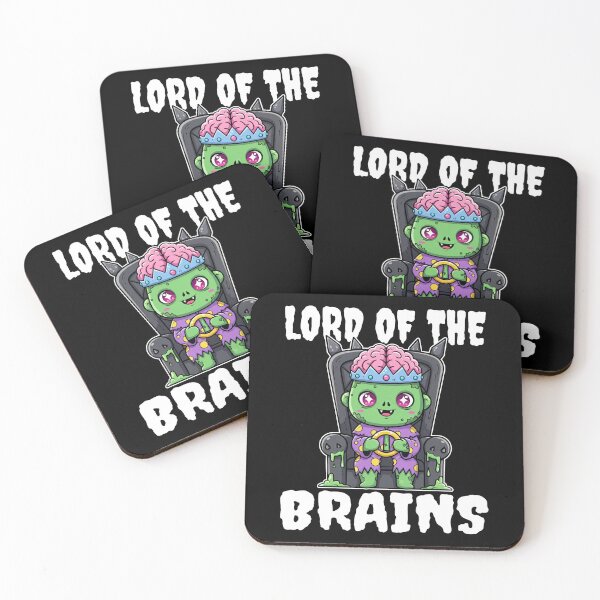 Item preview, LORD OF THE BRAINS - ZOMBIE HALLOWEEN designed and sold by KEF Custom.