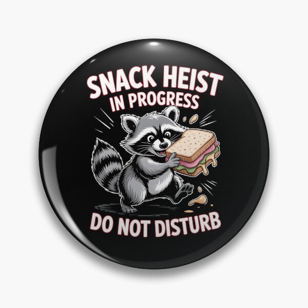 Item preview, Snack heist - simply raccoon - Got raccoon - Funky raccoon - Do it with raccoons - Raccoon for all - Inspired by raccoon - Easy raccoon designed and sold by JansenGS.