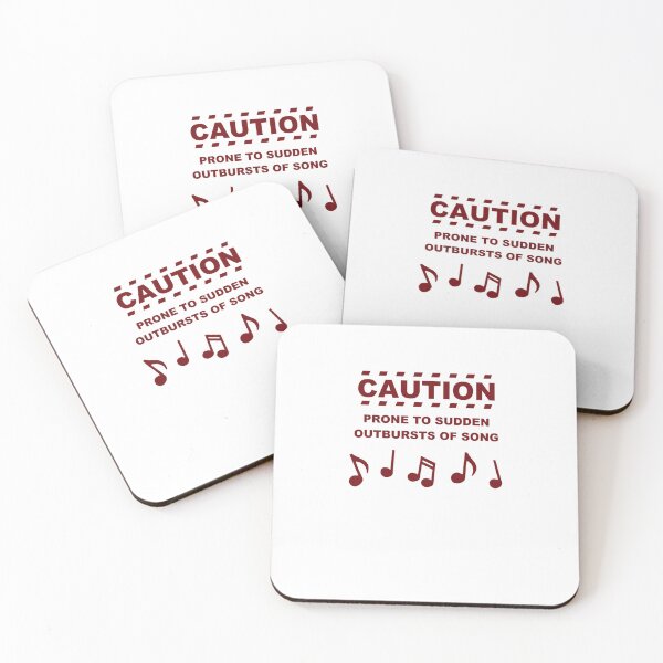Item preview, Caution Prone To Sudden Outbursts Of Song designed and sold by InkaBader.