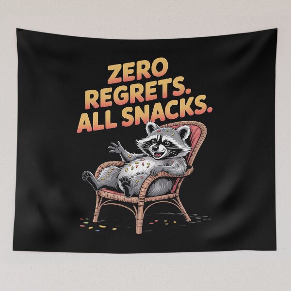 Item preview, Zero regrets all snacks - Passion for raccoon - Pure raccoon - I love raccoons - Raccoon now - Just raccoon - Woman love raccoon - Team trash - Trash bandit - Trash life - Trash talker designed and sold by JansenGS.