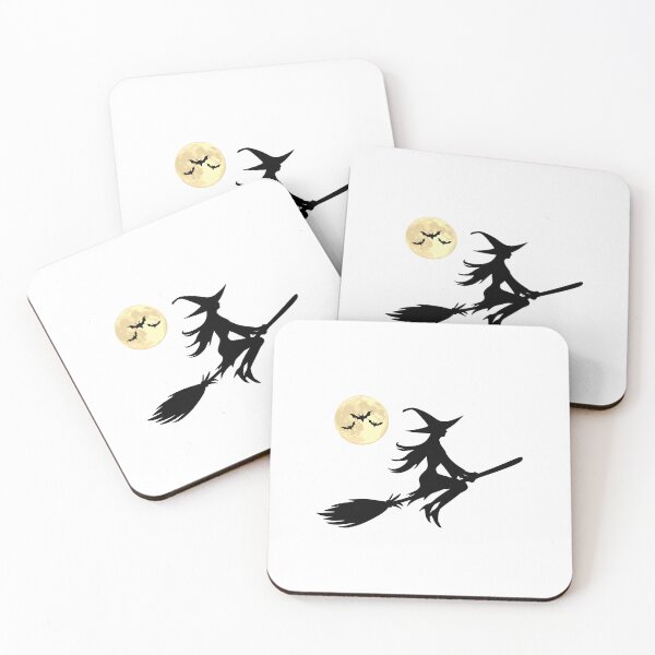 Item preview, Bats Flying Across Full Moon – Spooky Halloween Night Design designed and sold by Pophands.