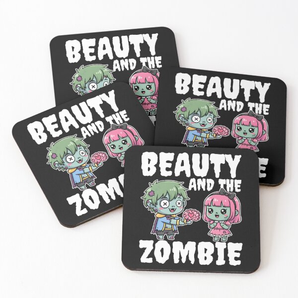 Item preview, BEAUTY AND THE ZOMBIE - ZOMBIE HALLOWEEN designed and sold by KEF Custom.