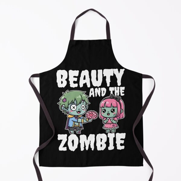 Item preview, BEAUTY AND THE ZOMBIE - ZOMBIE HALLOWEEN designed and sold by KEF Custom.